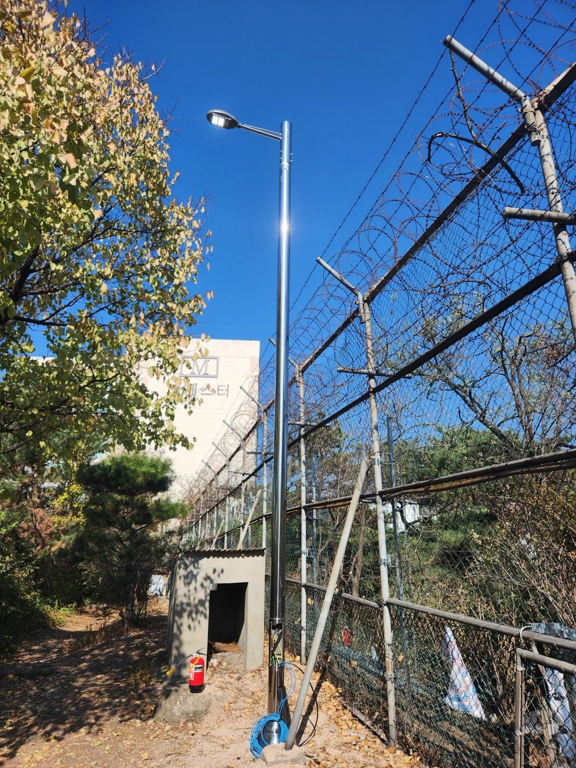 경찰청 · 가로등 설치·점등 전경